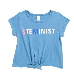 Kids Tie Front Graphic Tee